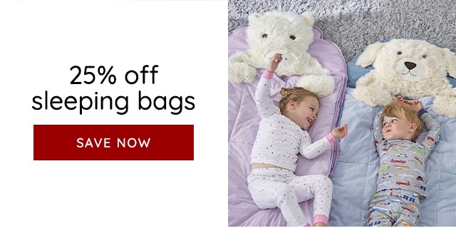 25% OFF SLEEPING BAGS