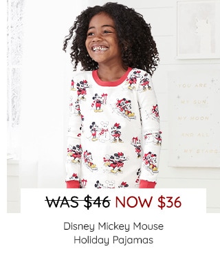 DISNEY MICKEY MOUSE HOLIDAY PAJAMAS