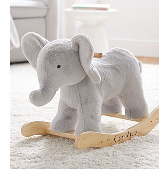 ELEPHANT CRITTER NURSERY ROCKER