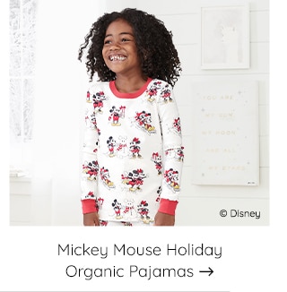 MICKEY MOUSE HOLIDAY ORGANIC PAJAMAS