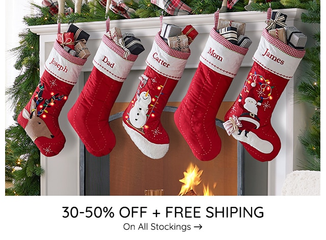 30-50% OFF ALL STOCKINGS