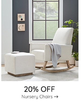 20% OFF NURSERY CHAIRS