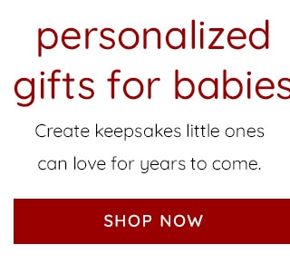 PERSONALIZED GIFTS FOR BABIES