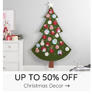 UP TO 50% OFF CHRISTMAS DECOR