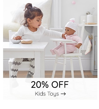 20% OFF KIDS TOYS