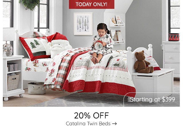 20% OFF CATALINA TWIN BEDS