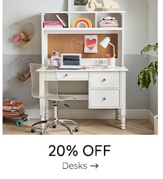 20% OFF DESKS