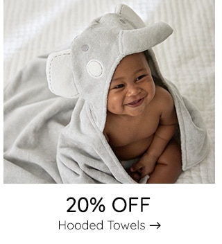 20% OFF HOODED TOWELS