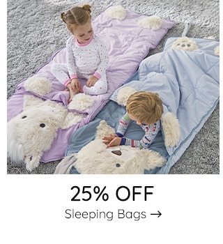 25% OFF SLEEPING BAGS