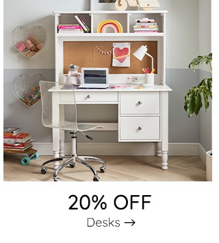 20% OFF DESKS