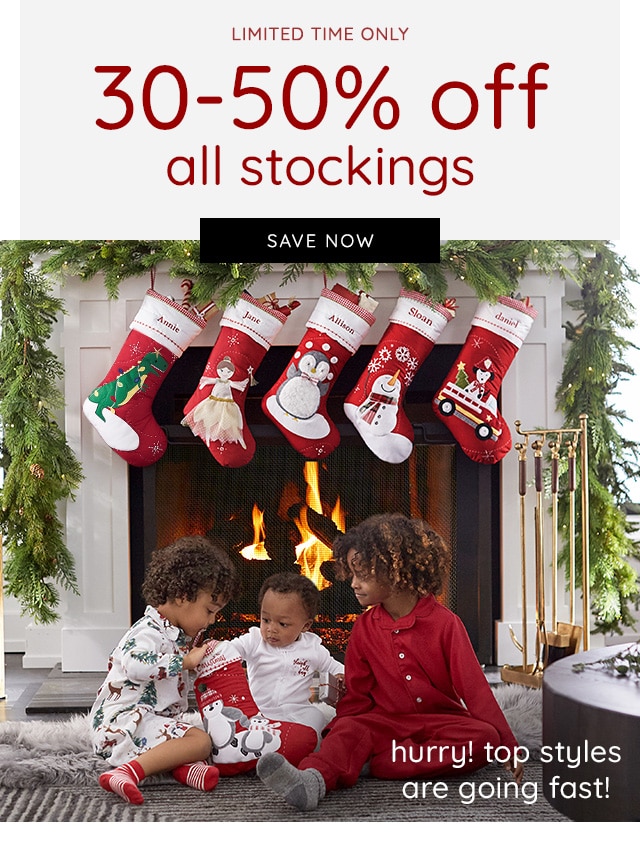 LIMITED TIME ONLY - 30-50% OFF ALL STOCKINGS