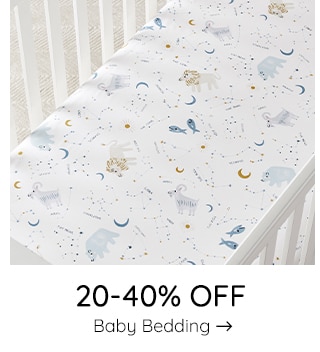 20-40% OFF BABY BEDDING