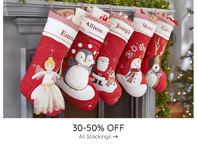 30-50% OFF ALL STOCKINGS