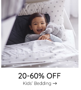 20-60% OFF KIDS' BEDDING