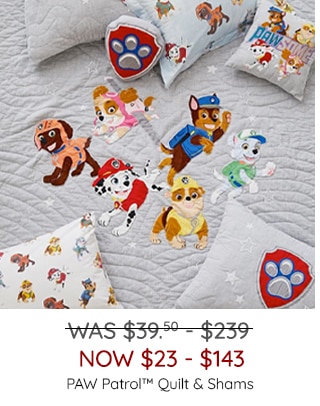 PAW PATROL QUILT & SHAMS