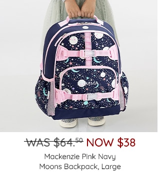 MACKENZIE PINK NAVY MOONS BACKPACK