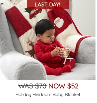 HOLIDAY HEIRLOOM BABY BLANKET