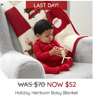 HOLIDAY HEIRLOOM BABY BLANKET