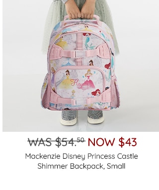 DISNEY PRINCESS CASTLE SHIMMER BACKPACK