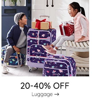 SHOP 20-40% OFF LUGGAGE