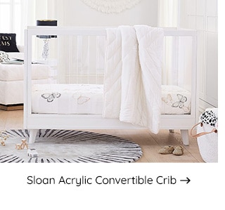 SLOAN ACRYLIC CONVERTIBLE CRIB