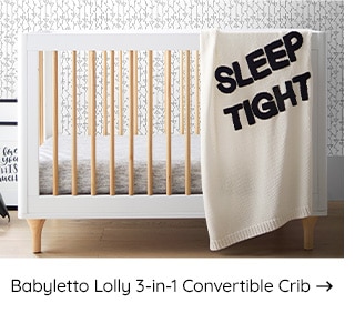 BABYLETTO LOLLY 3-IN-1 COVERTIBLE CRIB