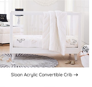 SLOAN ACRYLIC CONVERTIBLE CRIB