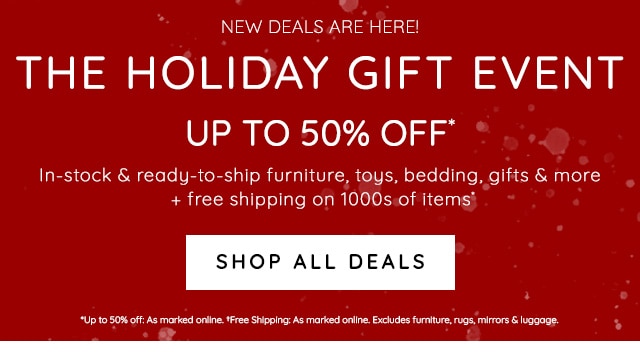 SHOP EXCLUSIVE HOLIDAY GIFT EVENT DEALS