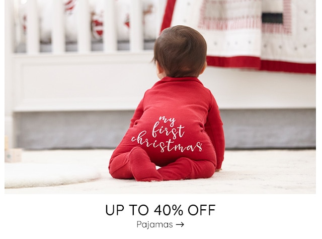 UP TO 40% OFF PAJAMAS