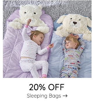 20% OFF SLEEPING BAGS