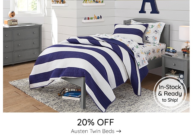 20% OFF AUSTEN TWIN BED