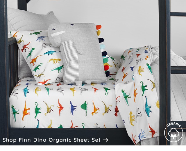 FINN DINO SHEET SET