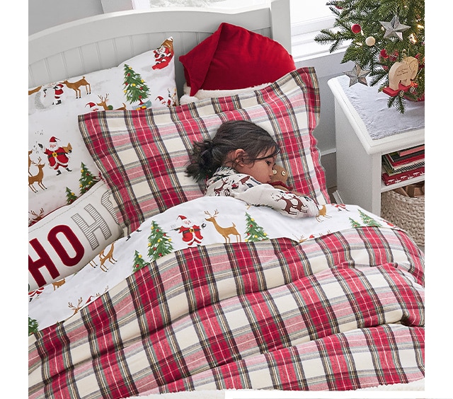 MORGAN PLAID FLANNEL BEDDING