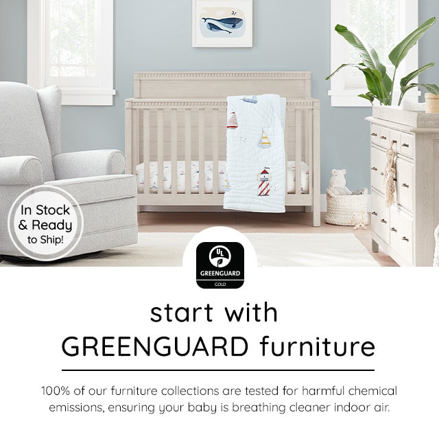 START WITH GREENGUARD FURNITURE