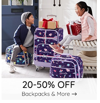 20-50% OFF BACKPACKS & MORE