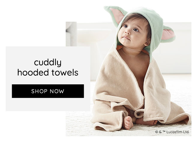 CUDDLY HOODED TOWELS