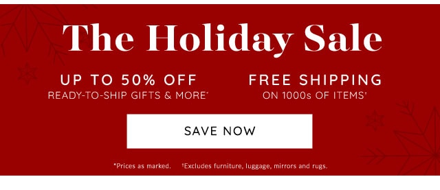 THE HOLIDAY SALE