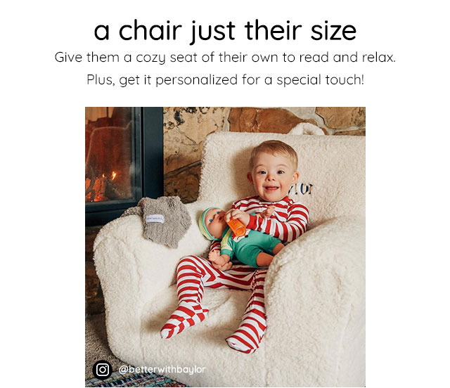 A CHAIR JUST THEIR SIZE