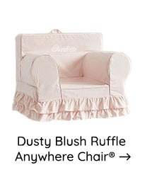 DUSTY BLUSH RUFFLE ANYWHERE CHAIR