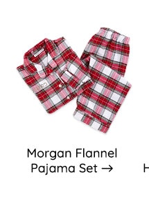 MORGAN FLANNEL PAJAMA SET