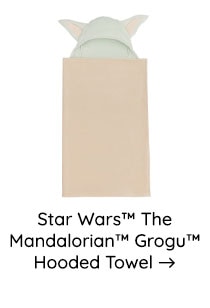 STAR WARS THE MANDALORIAN GROGU HOODED TOWEL