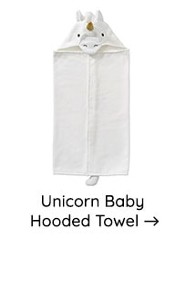 UNICORN BABY HOODED TOWEL