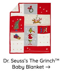 DR. SEUSS'S THE GRINCH BABY BLANKET