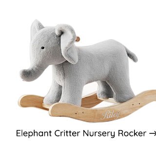 ELEPHANT CRITTER NURSERY ROCKER