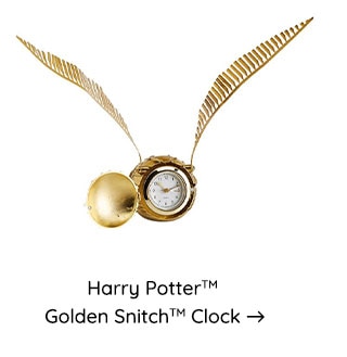 HARRY POTTER GOLDEN SNITCH CLOCK