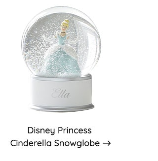 DISNEY PRINCESS CINDERELLA SNOWGLOBE