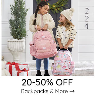 20-50% OFF BACKPACKS & MORE