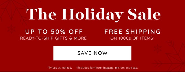 THE HOLIDAY SALE