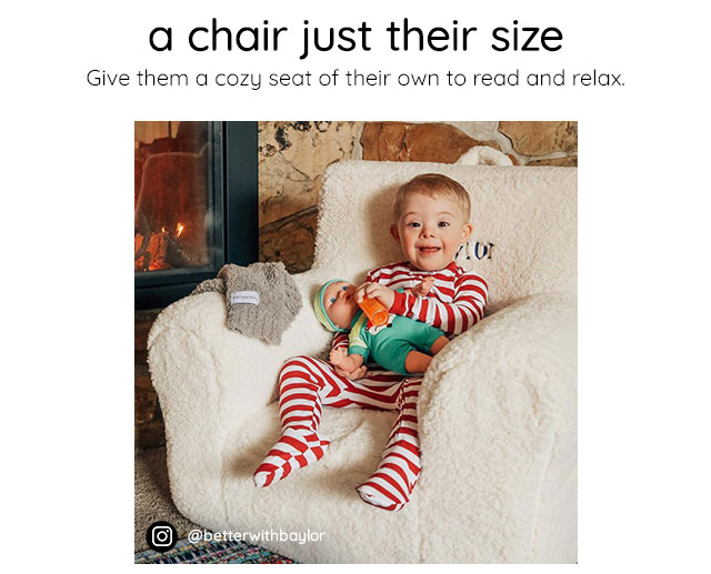 A CHAIR JUST THEIR SIZE