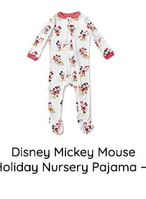 DISNEY MICKEY MOUSE HOLIDAY NURSERY PAJAMA